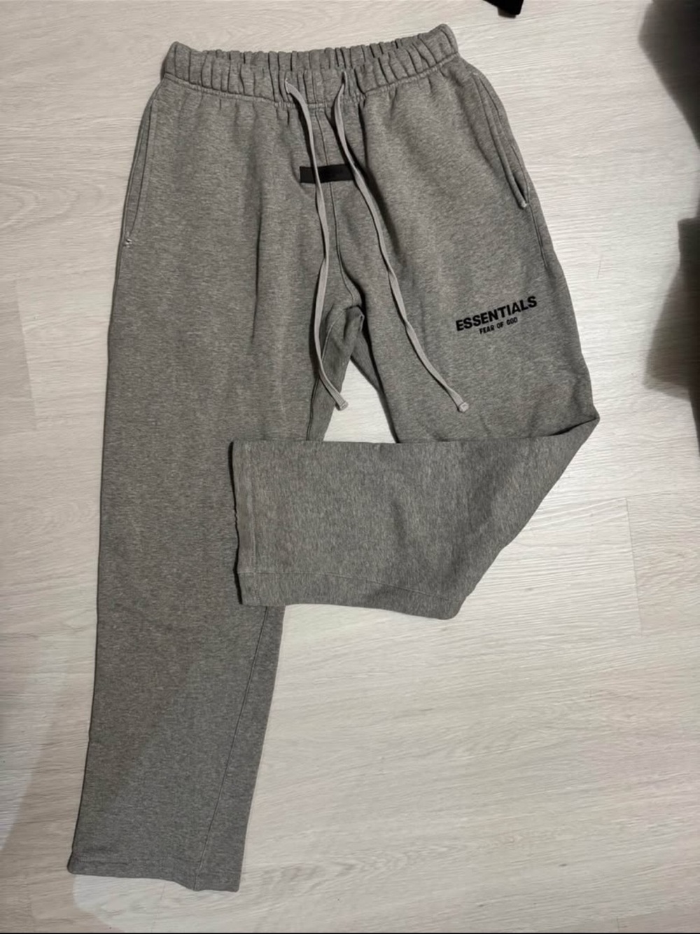 Essentials Men's Heather Gray Jogger Sweatpants